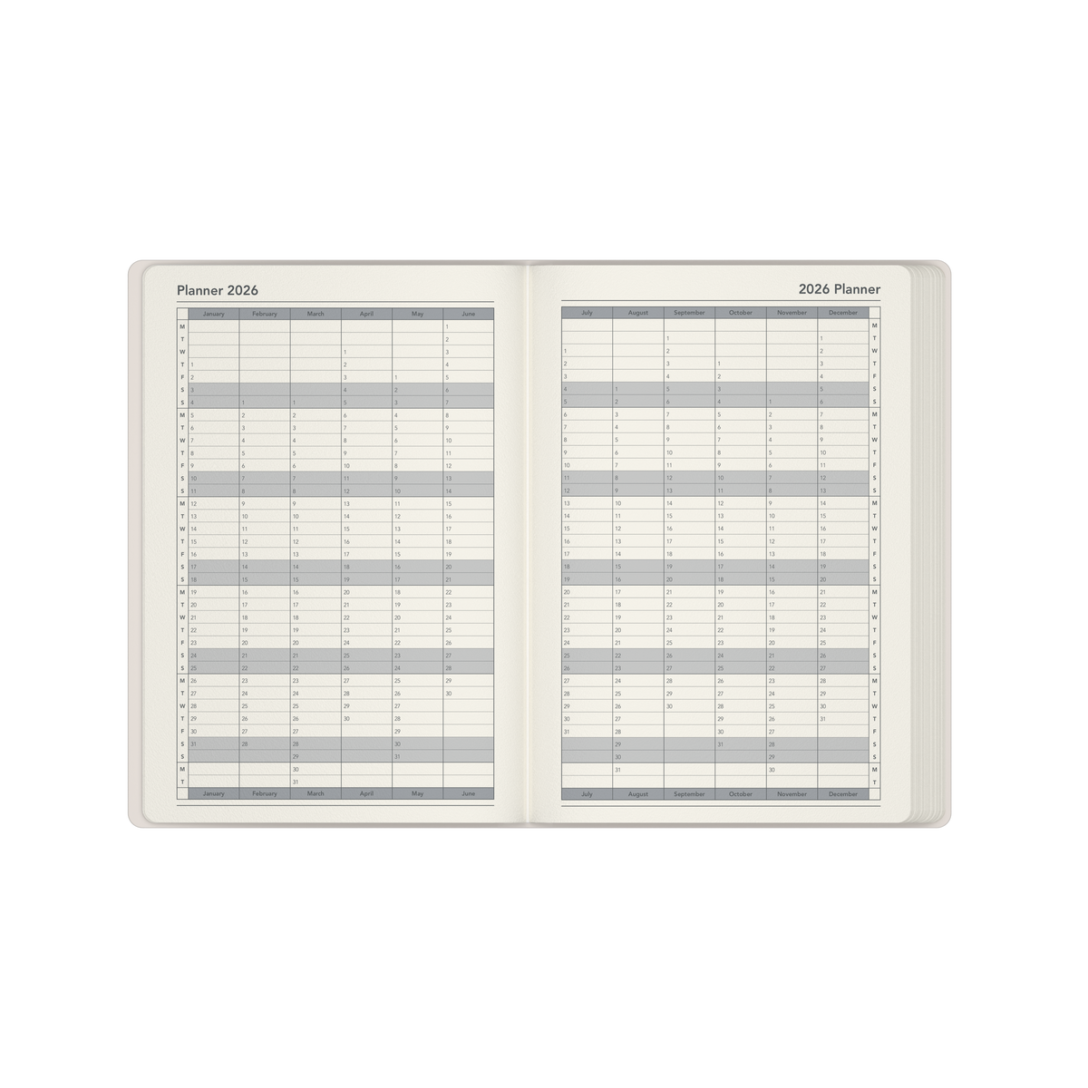 Collins 2026 Calendar Year Diary - Lifestyle Dimensional Surfaces A5 Recycled WTV Hard Cover - Twist