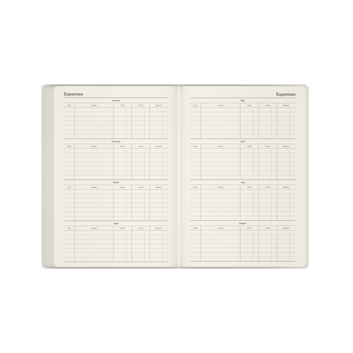 Collins 2026 Calendar Year Diary - Lifestyle Dimensional Surfaces A5 Recycled WTV Hard Cover - Twist