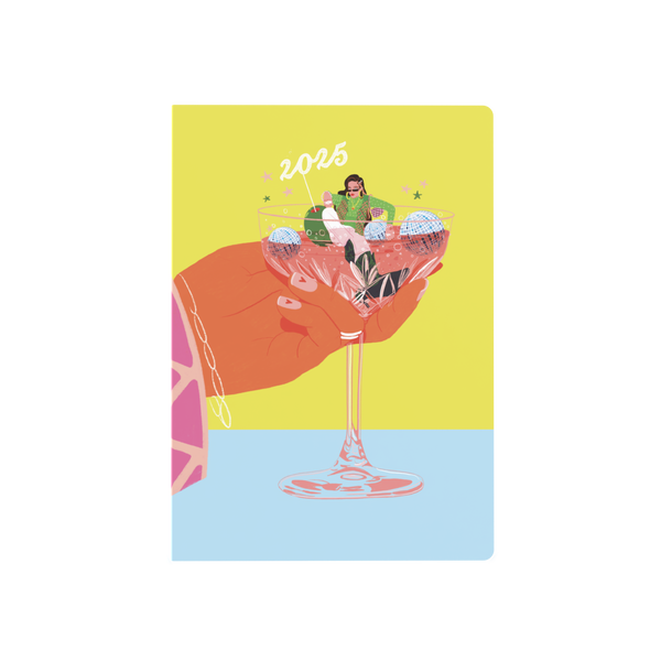 Collins 2025 Calendar Year Diary - Lifestyle Party A5 WTV Recycled -Lady