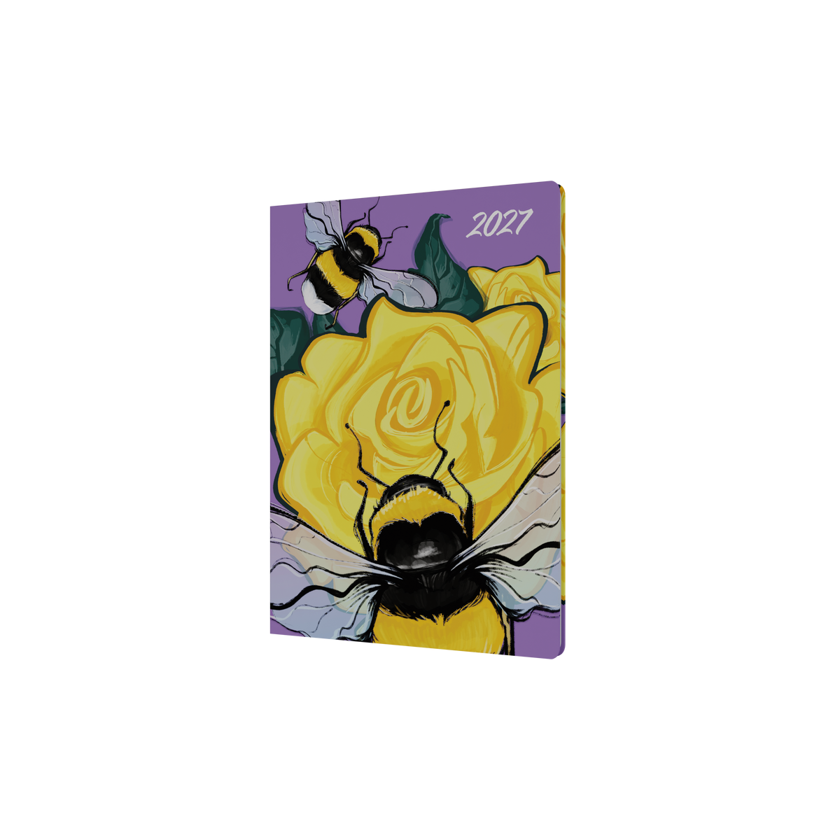 Collins 2027 Calendar Year Diary - The Roses A5 Week to View Bee