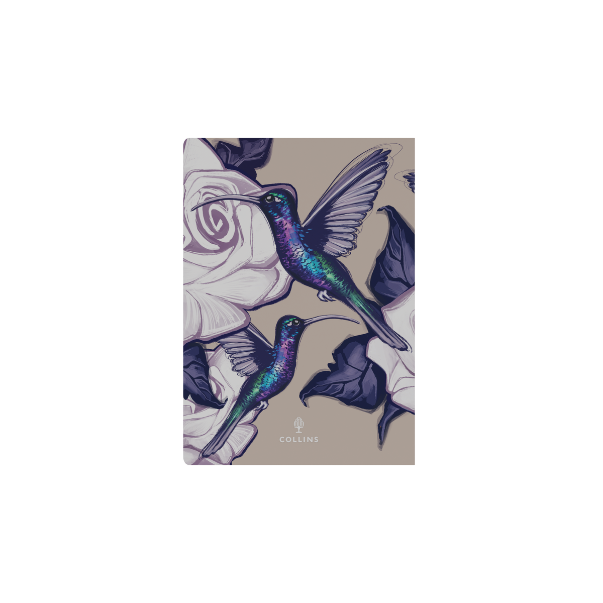 Collins 2027 Calendar Year Diary - The Roses A5 Week to View Hummingbird