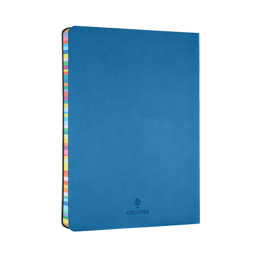 Collins 2025 Calendar Year Diary - Edge 153 A5 Week to View Blue