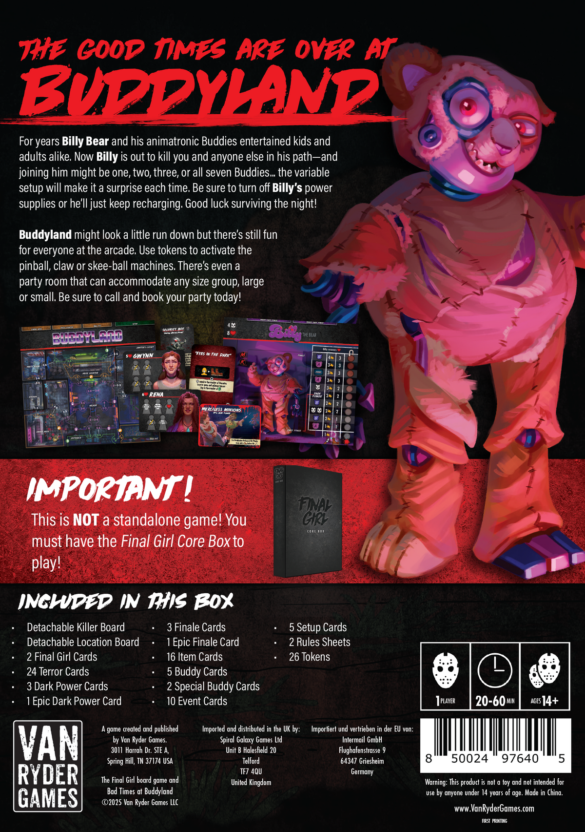 Final Girl: Bad Times at Buddyland (Series 4 Feature Film)
