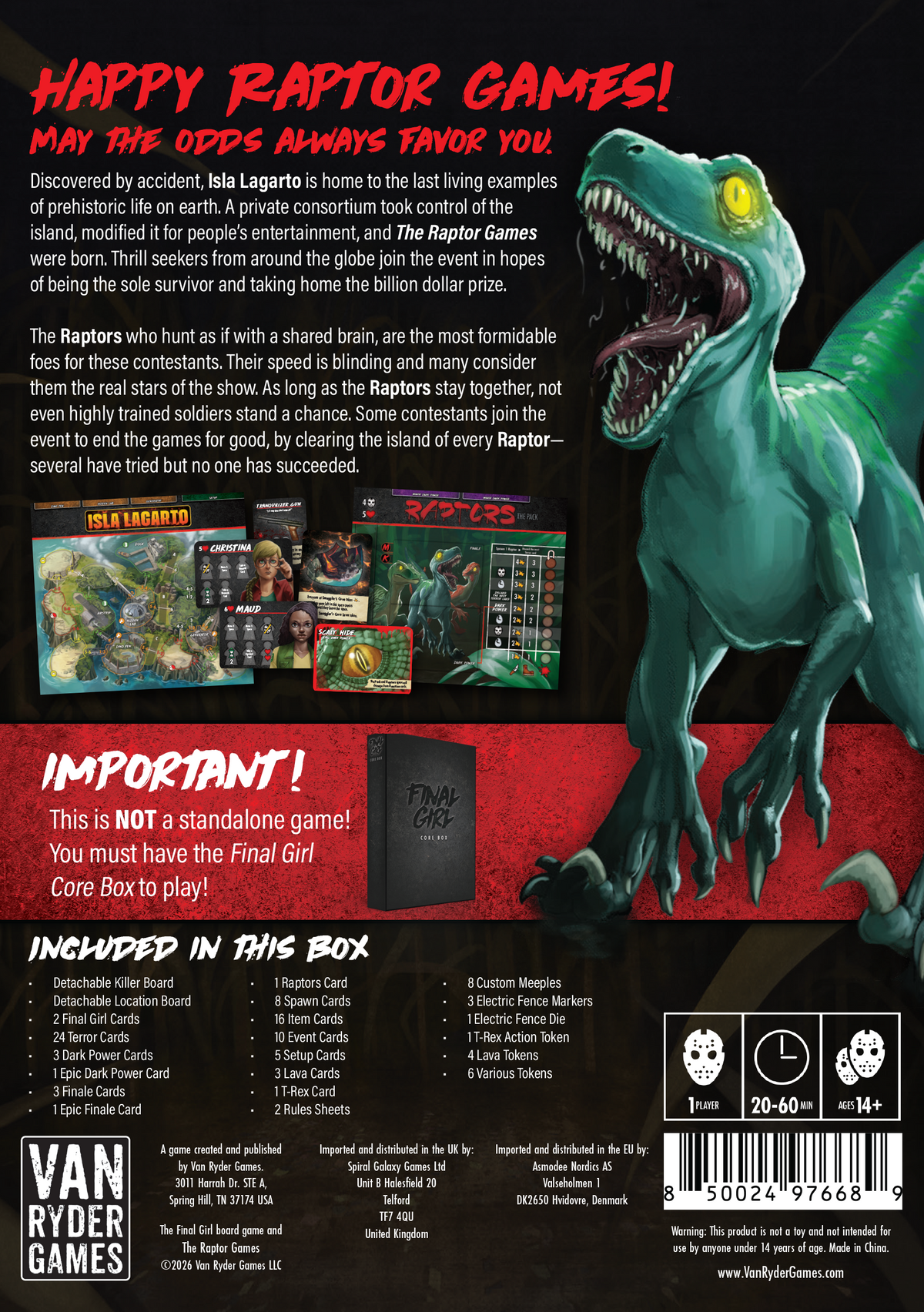 Final Girl: The Raptor Games (Feature Film)
