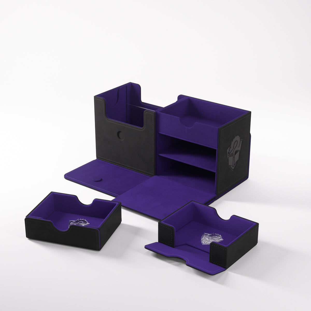 Gamegenic The Academic 133+ XL Premium Deck Box - Tolarian Edition - Black / Purple