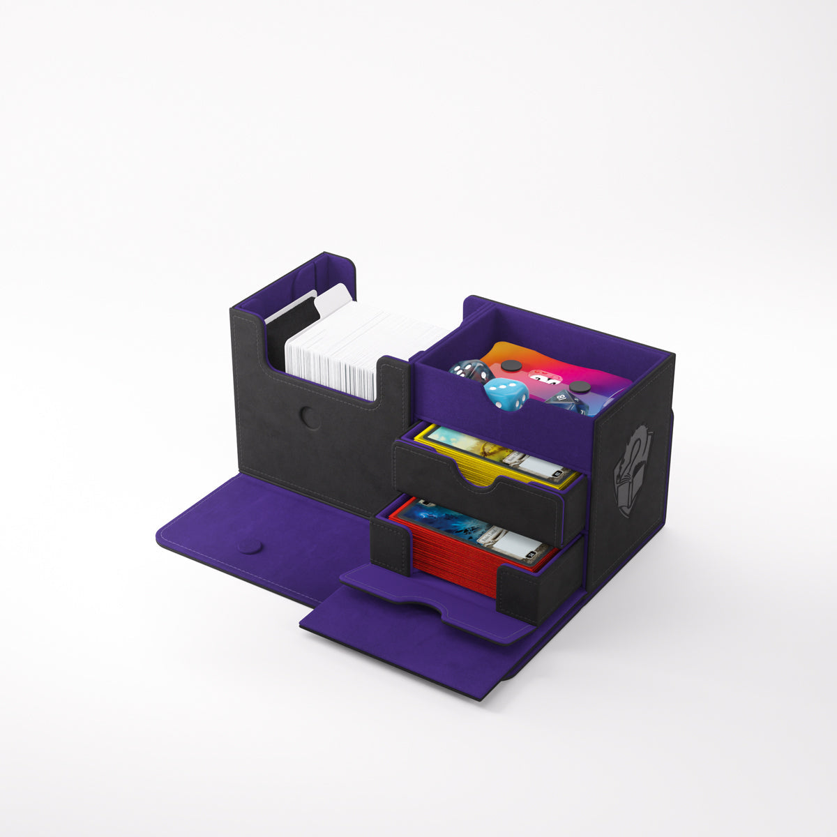 Gamegenic The Academic 133+ XL Premium Deck Box - Tolarian Edition - Black / Purple