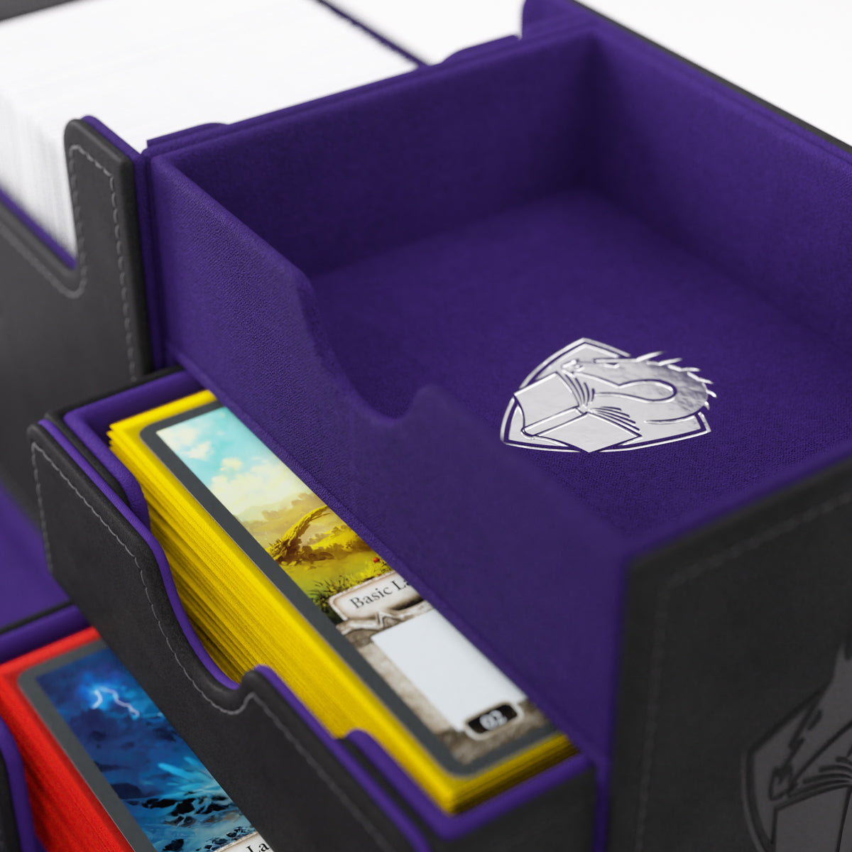 Gamegenic The Academic 133+ XL Premium Deck Box - Tolarian Edition - Black / Purple