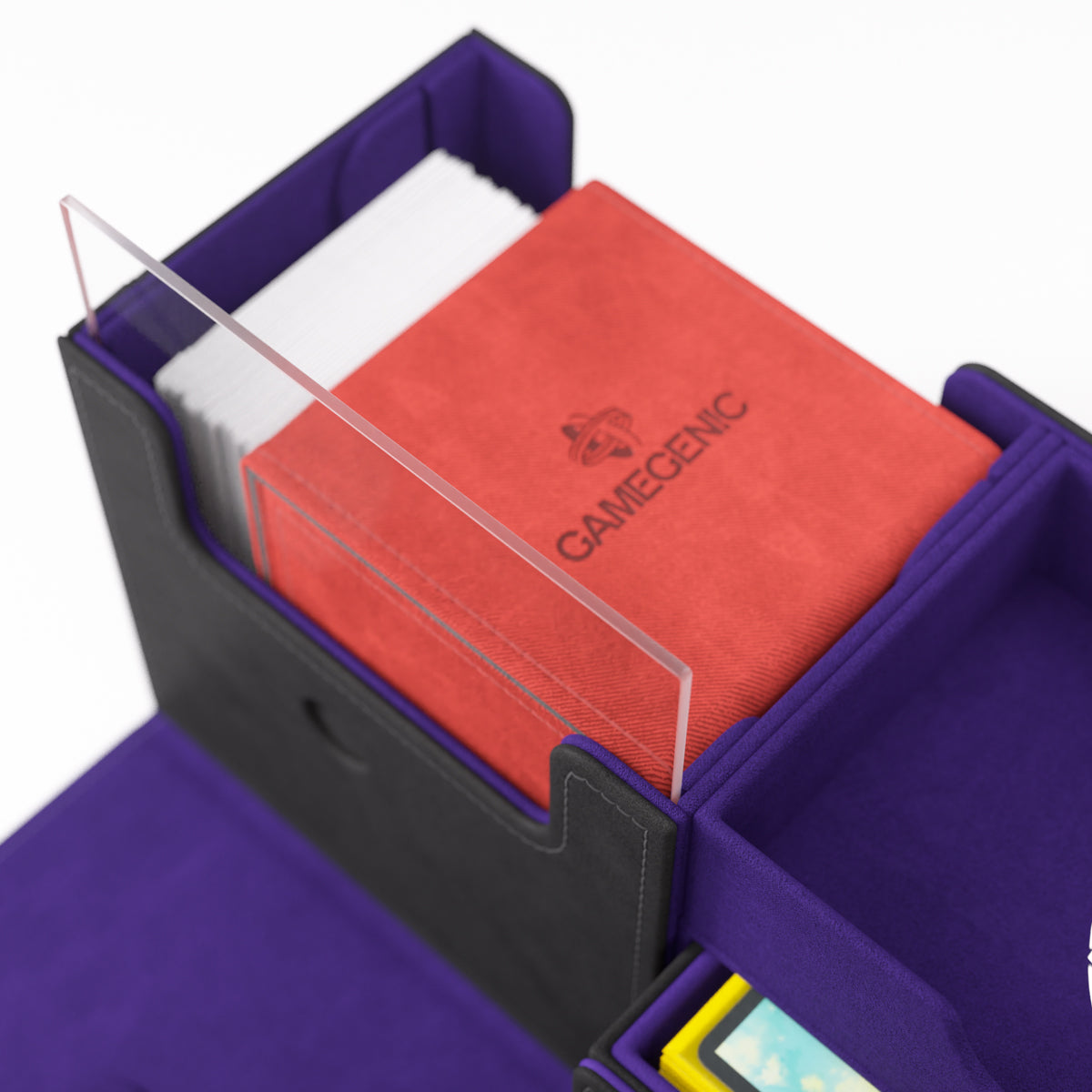 Gamegenic The Academic 266+ XL Premium Deck Box - Black / Purple