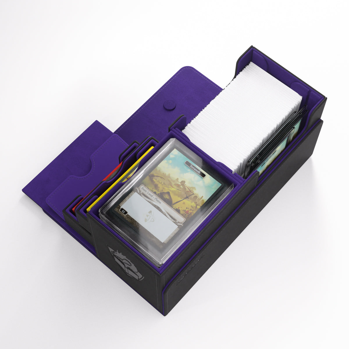 Gamegenic The Academic 133+ XL Premium Deck Box - Tolarian Edition - Black / Purple