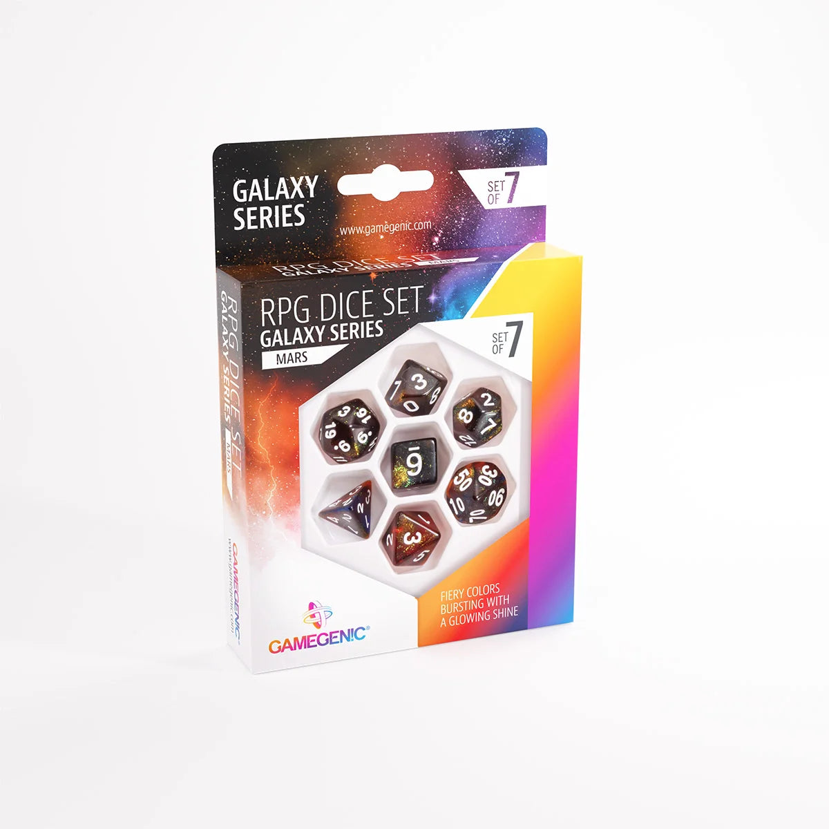 Gamegenic RPG Dice Set - Galaxy Series - Mars