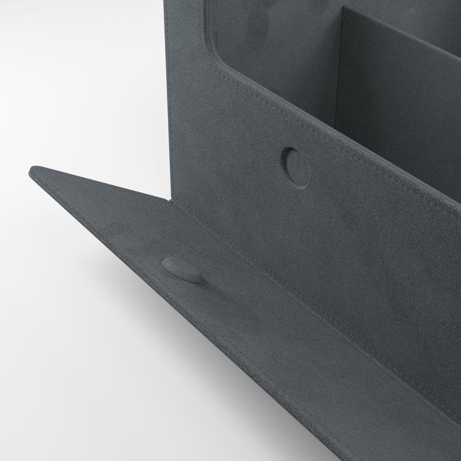 Gamegenic Dungeon 1100+ Convertible Premium Deck Box - Midnight Grey