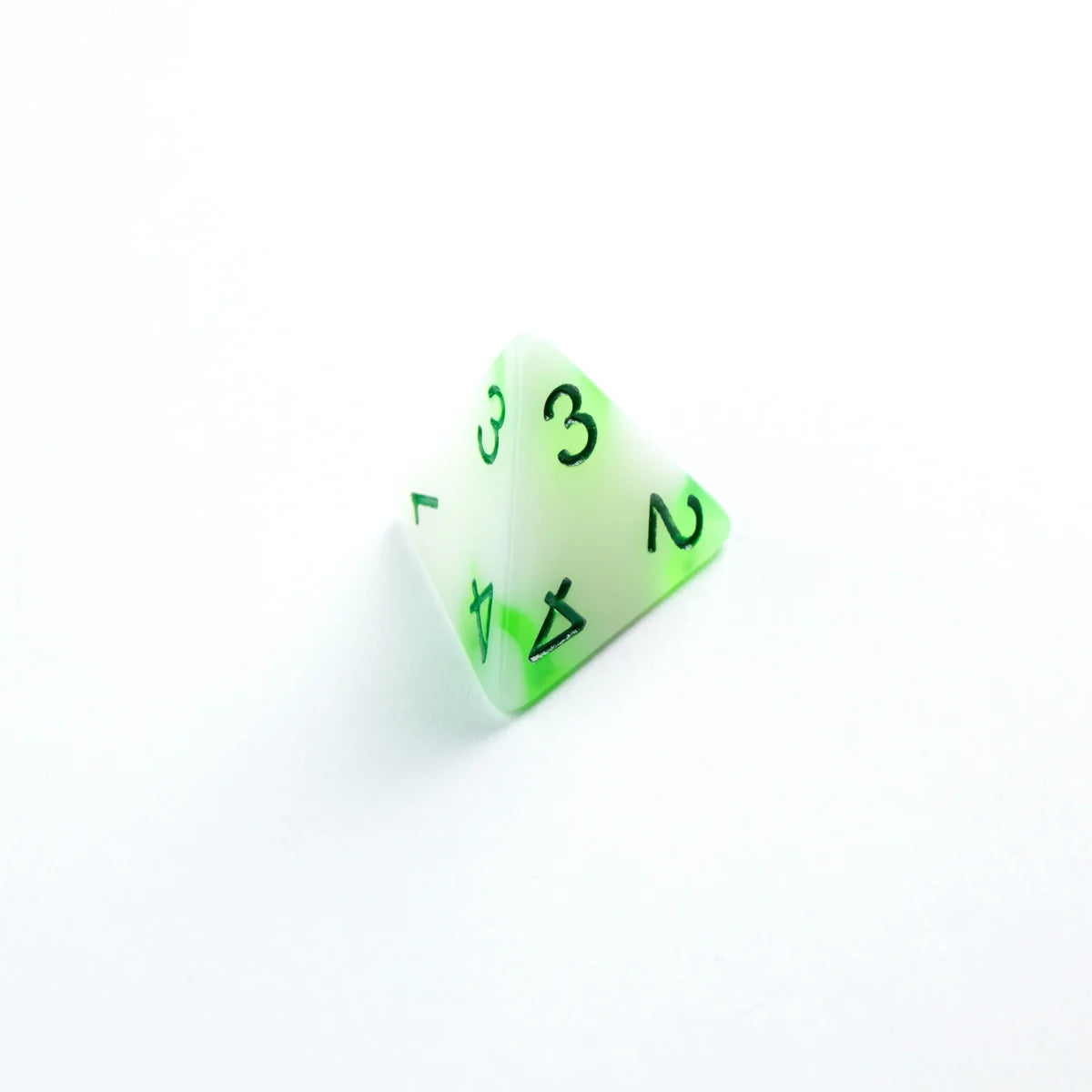 Gamegenic RPG Dice Set - Glow Series - Venom Stones