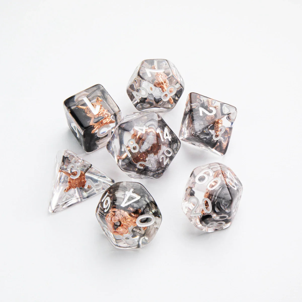 Gamegenic RPG Dice Set - Embraced Series - Shield &amp; Weapons