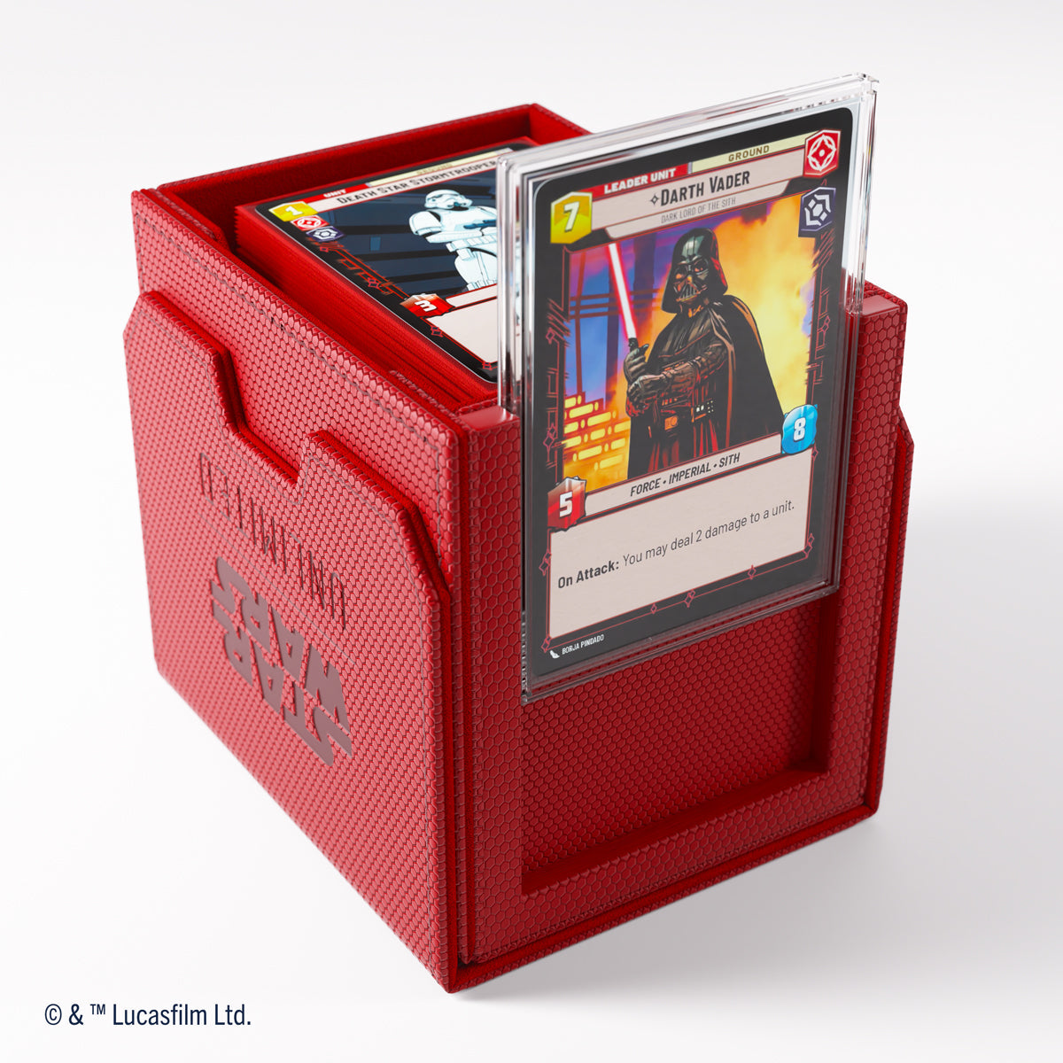 Gamegenic Star Wars: Unlimited Deck Pod Premium Deck Box - Red