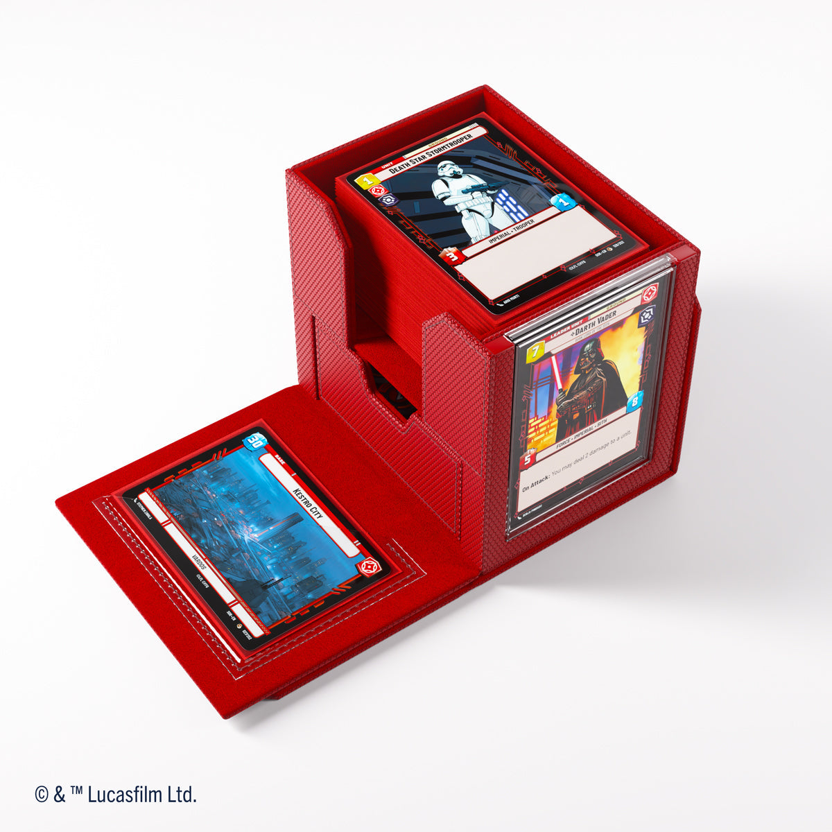 Gamegenic Star Wars: Unlimited Deck Pod Premium Deck Box - Red