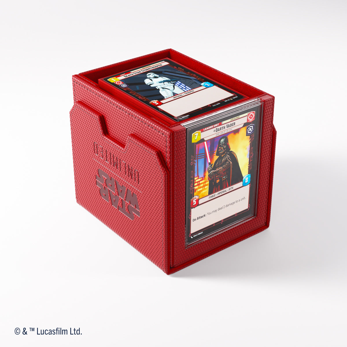 Gamegenic Star Wars: Unlimited Deck Pod Premium Deck Box - Red