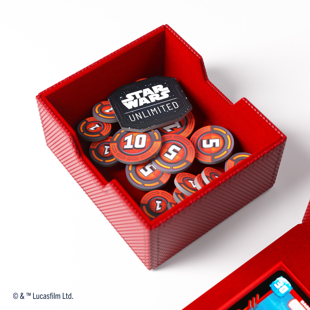 Gamegenic Star Wars: Unlimited Deck Pod Premium Deck Box - Red