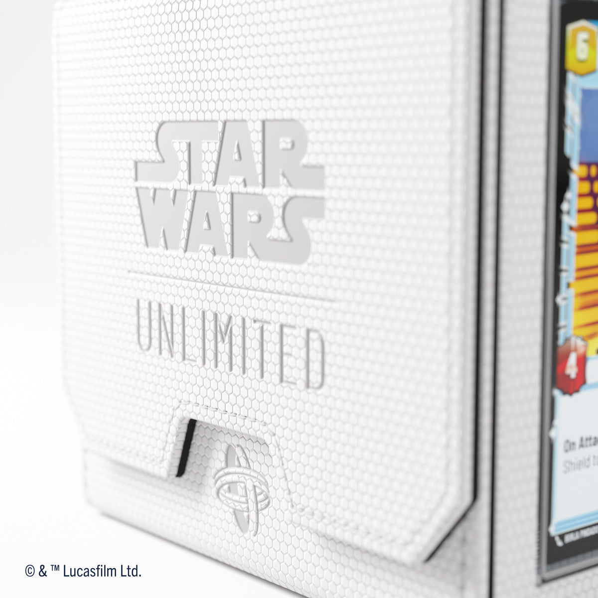 Gamegenic Star Wars: Unlimited Deck Pod Premium Deck Box - White / Black