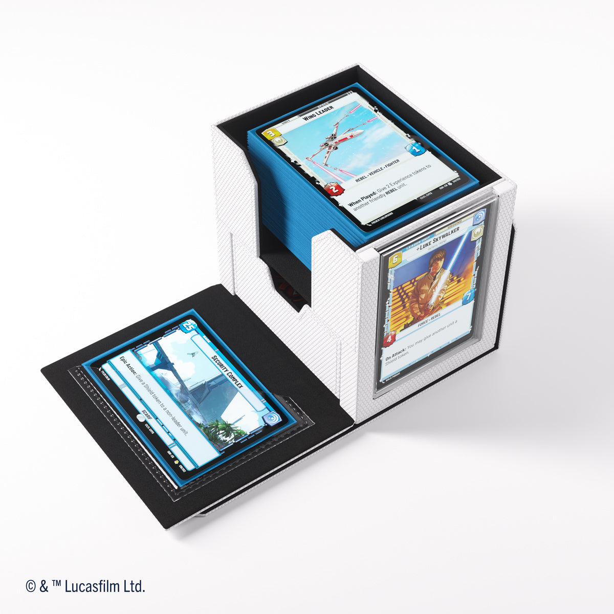 Gamegenic Star Wars: Unlimited Deck Pod Premium Deck Box - White / Black