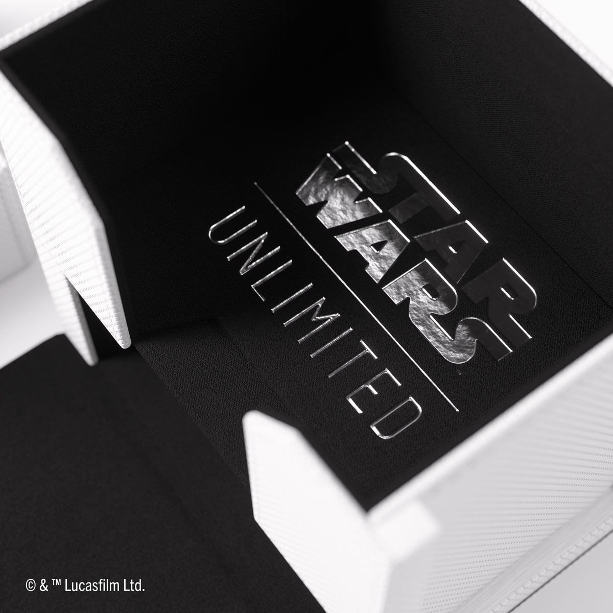 Gamegenic Star Wars: Unlimited Deck Pod Premium Deck Box - White / Black