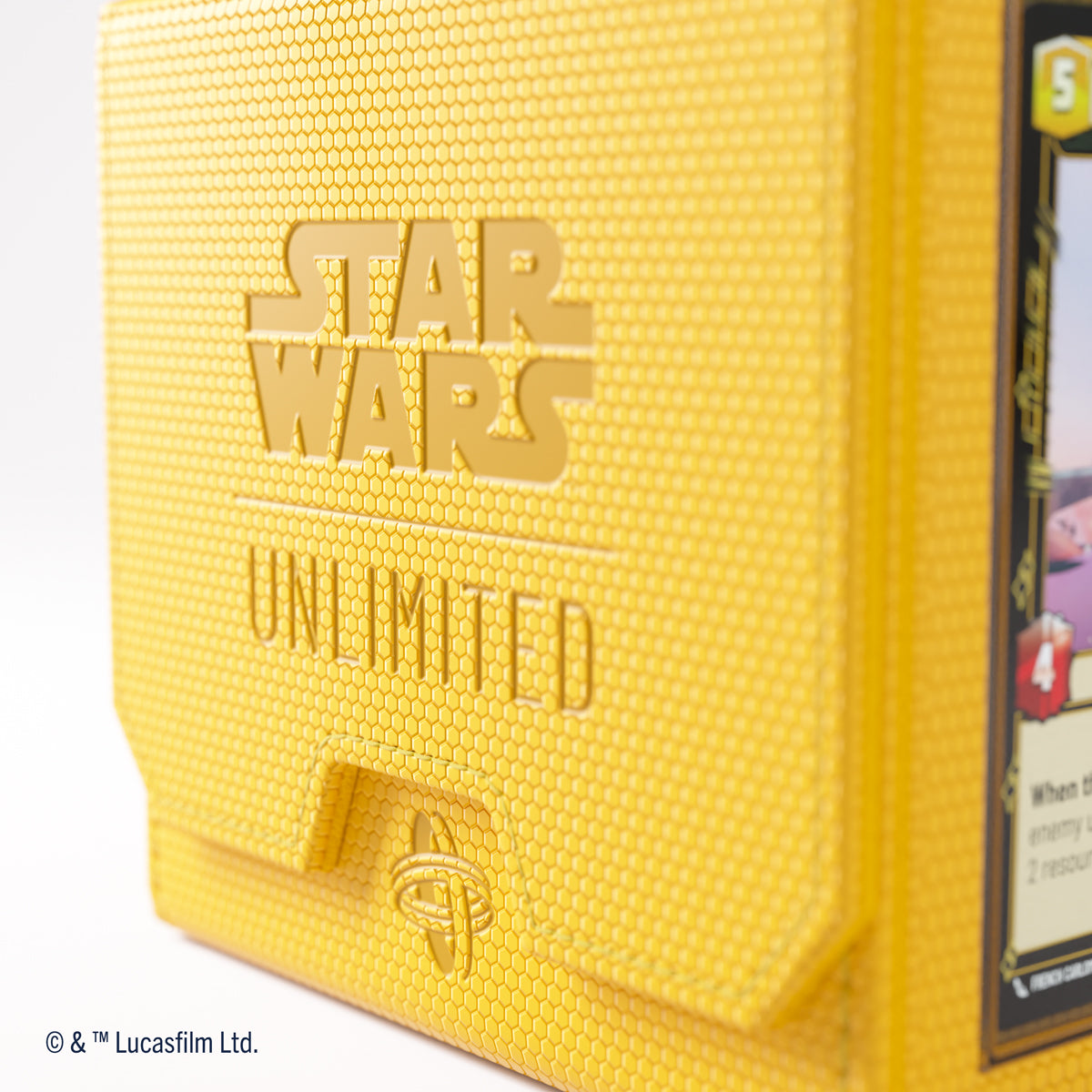 Gamegenic Star Wars: Unlimited Deck Pod Premium Deck Box - Yellow