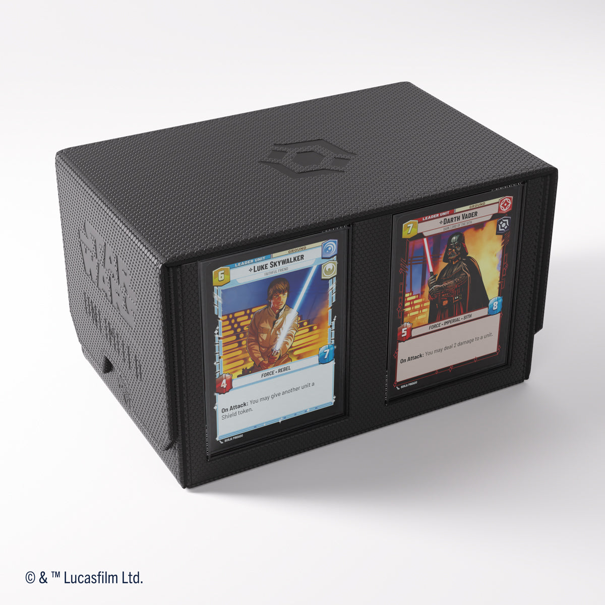 Gamegenic Star Wars: Unlimited Double Deck Pod Premium Deck Box - Black