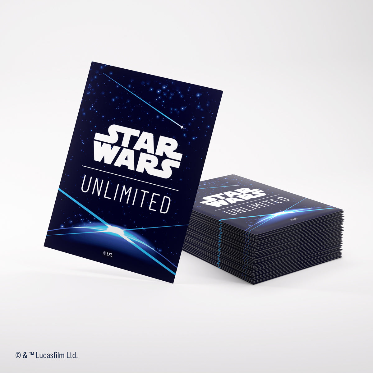 Gamegenic Star Wars: Unlimited Double Sleeving Pack - Blue (2x 60 Sleeves) [Colour Code: GREY]