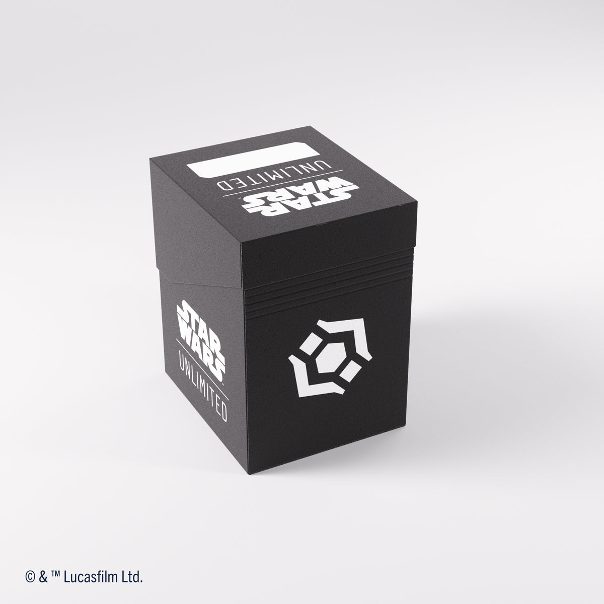 Gamegenic Star Wars: Unlimited Soft Crate Deck Box - Black / White