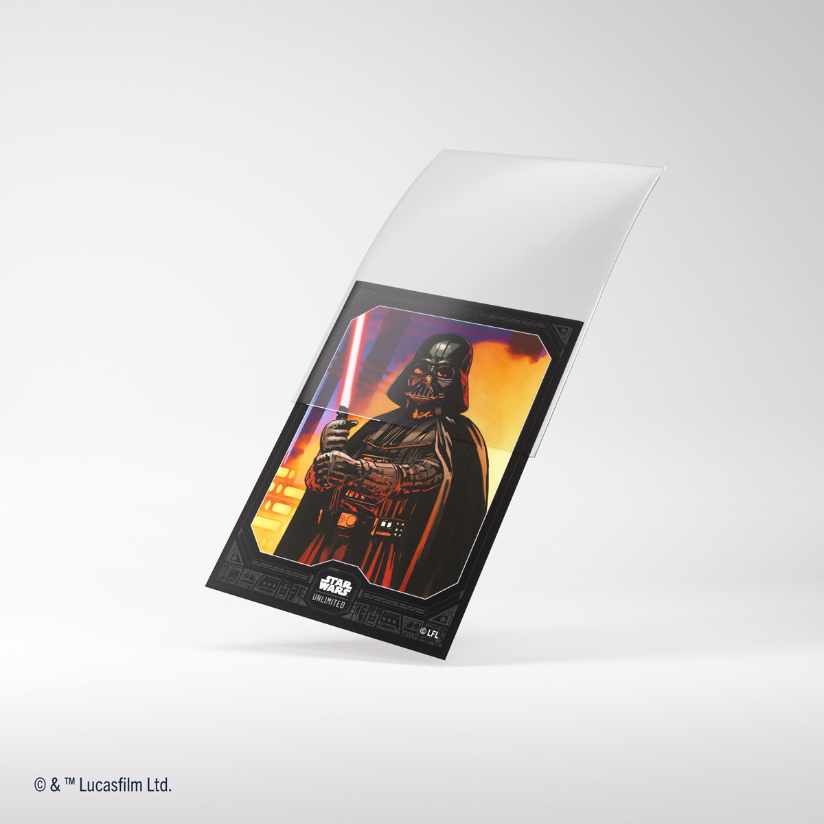 Gamegenic Star Wars: Unlimited Double Sleeving Pack - Darth Vader (2x 60 Sleeves) [Colour Code: GREY]