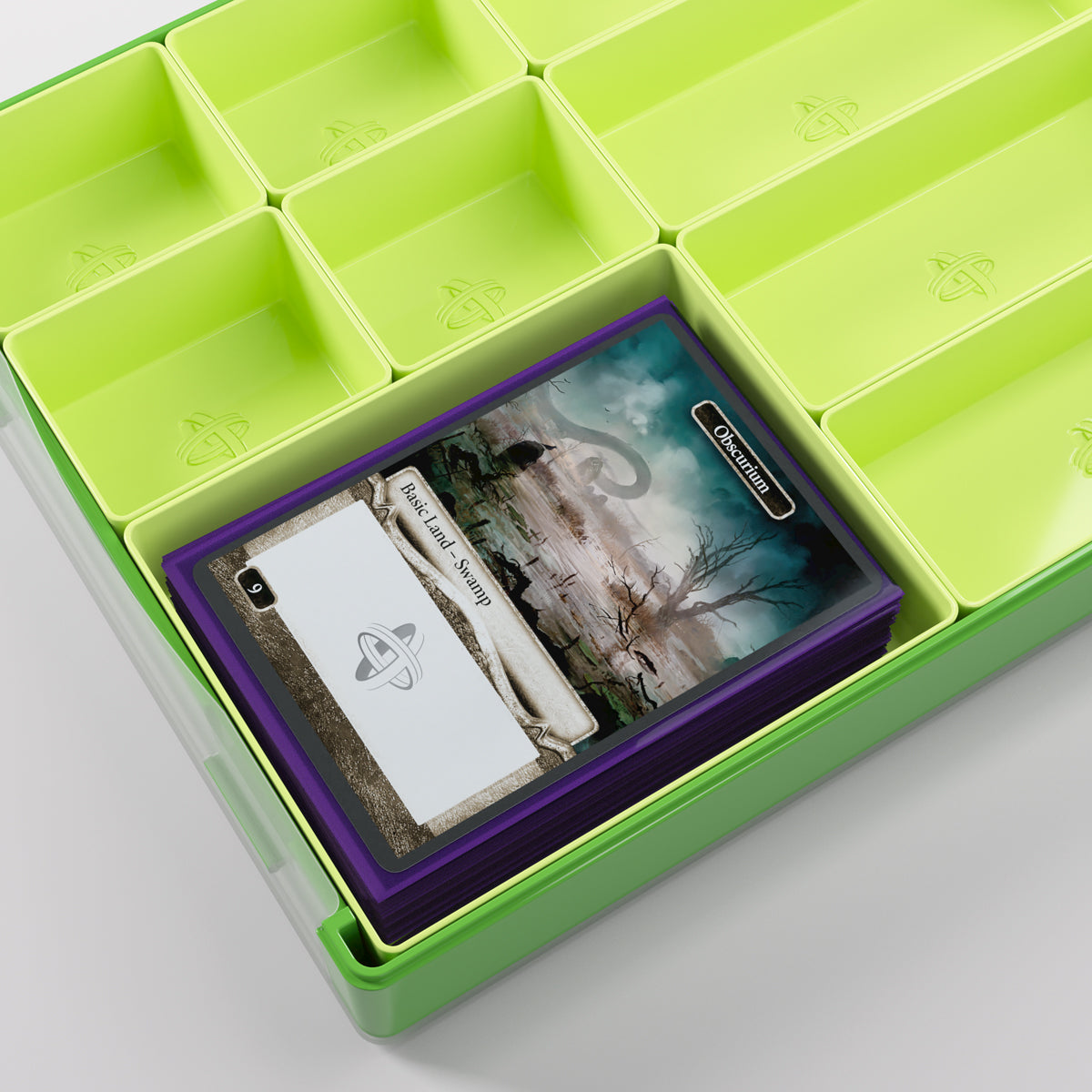 Gamegenic Token Silo Convertible Advanced Storage Box - Green/Lime