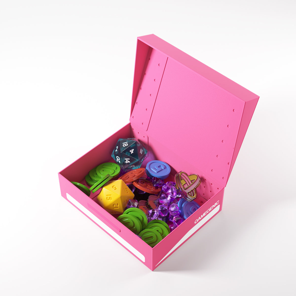 Gamegenic Token Holder Storage Box - Pink
