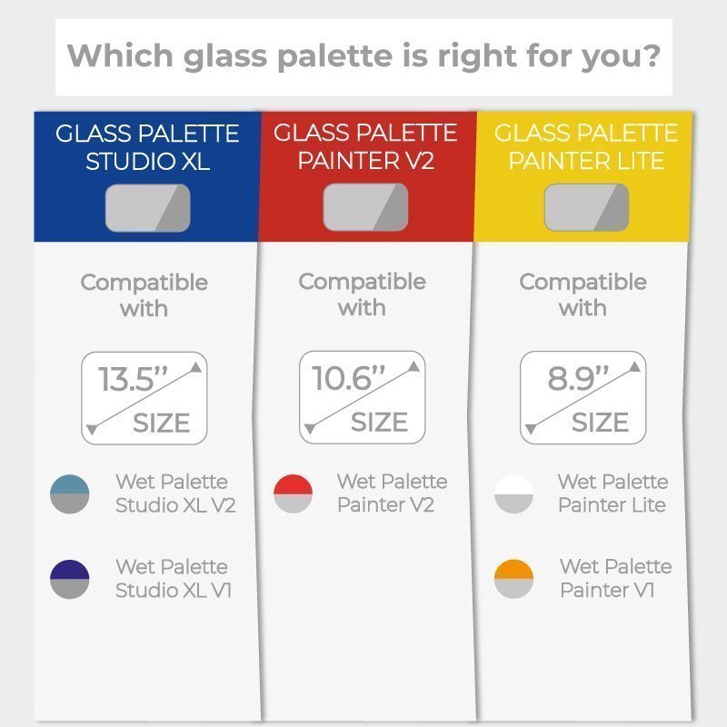 Redgrass Glass Palette - Painter Lite