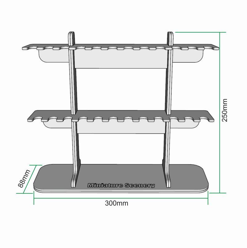 Miniature Scenery - Paint Tube Rack 20mL