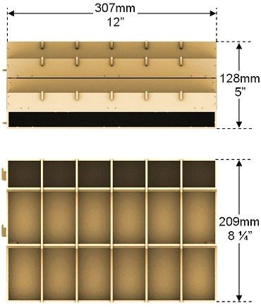 Miniature Scenery - Parts Rack