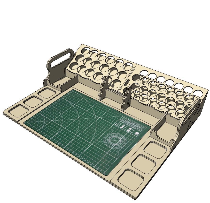 Miniature Scenery - Portable Workstation