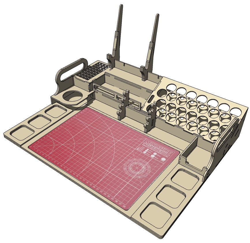 Miniature Scenery - Portable Workstation