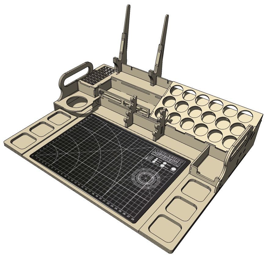 Miniature Scenery - Portable Workstation