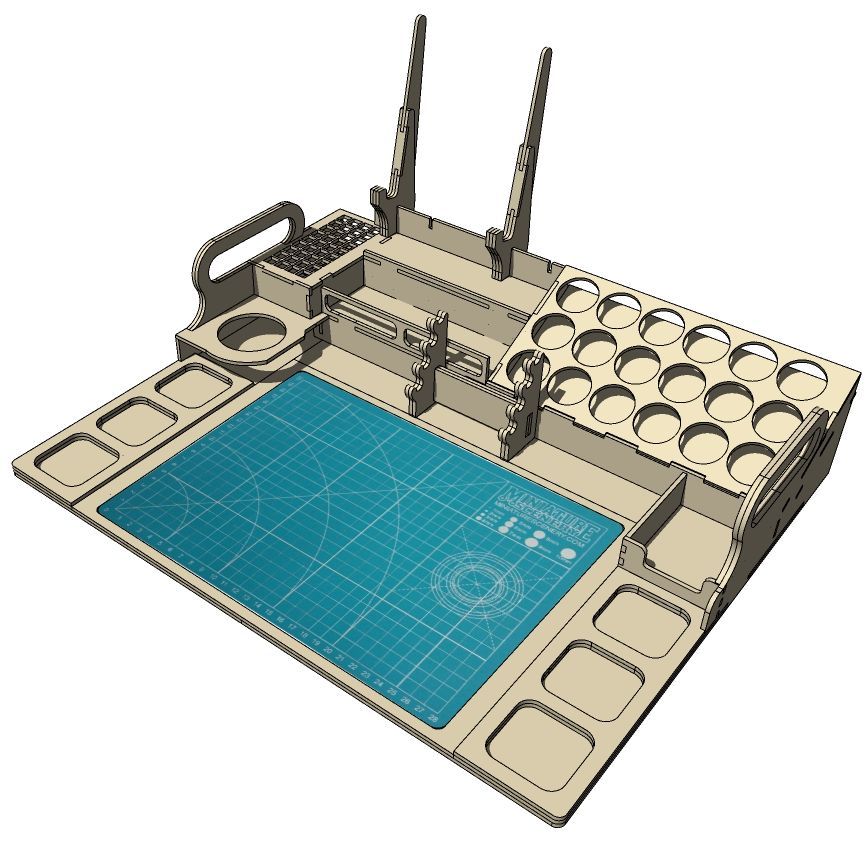 Miniature Scenery - Portable Workstation