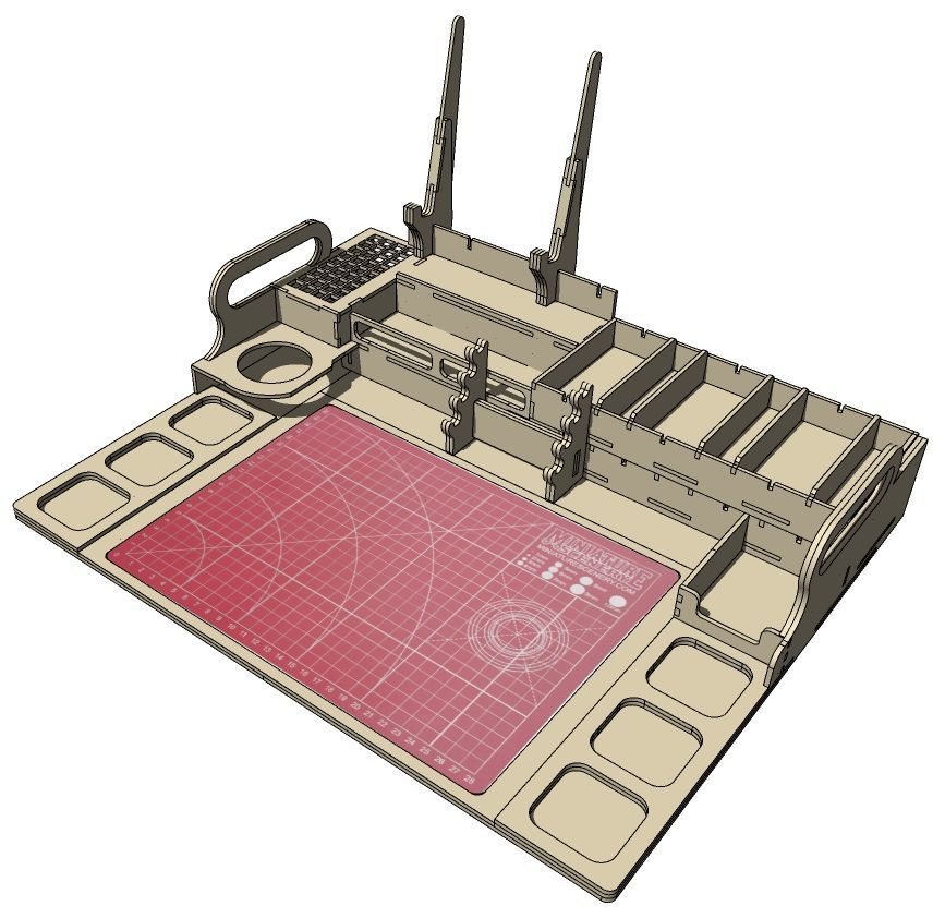 Miniature Scenery - Portable Workstation