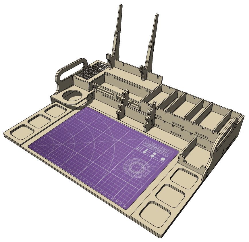 Miniature Scenery - Portable Workstation