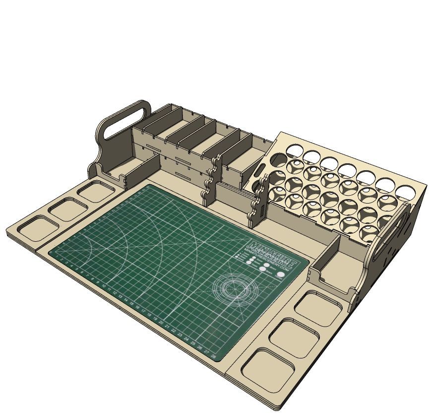Miniature Scenery - Portable Workstation