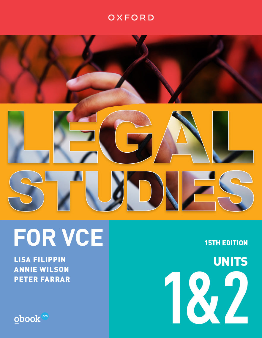 Legal Studies for VCE Units 1 &amp; 2 (15E) [Oxford]