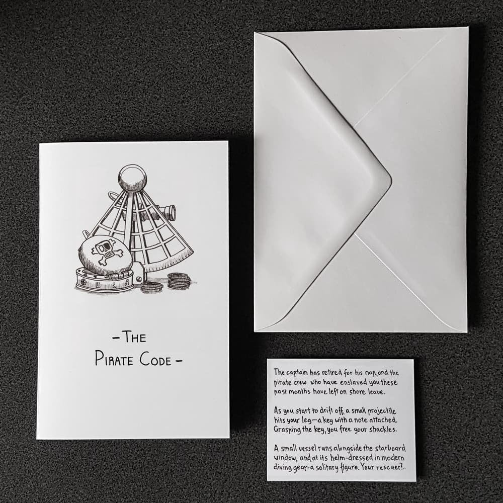 The Pirate Code (Mystery Unfolds Puzzle Card)