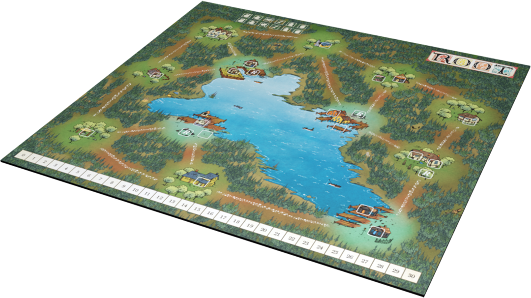 ROOT: The Mountain and Lake Playmat