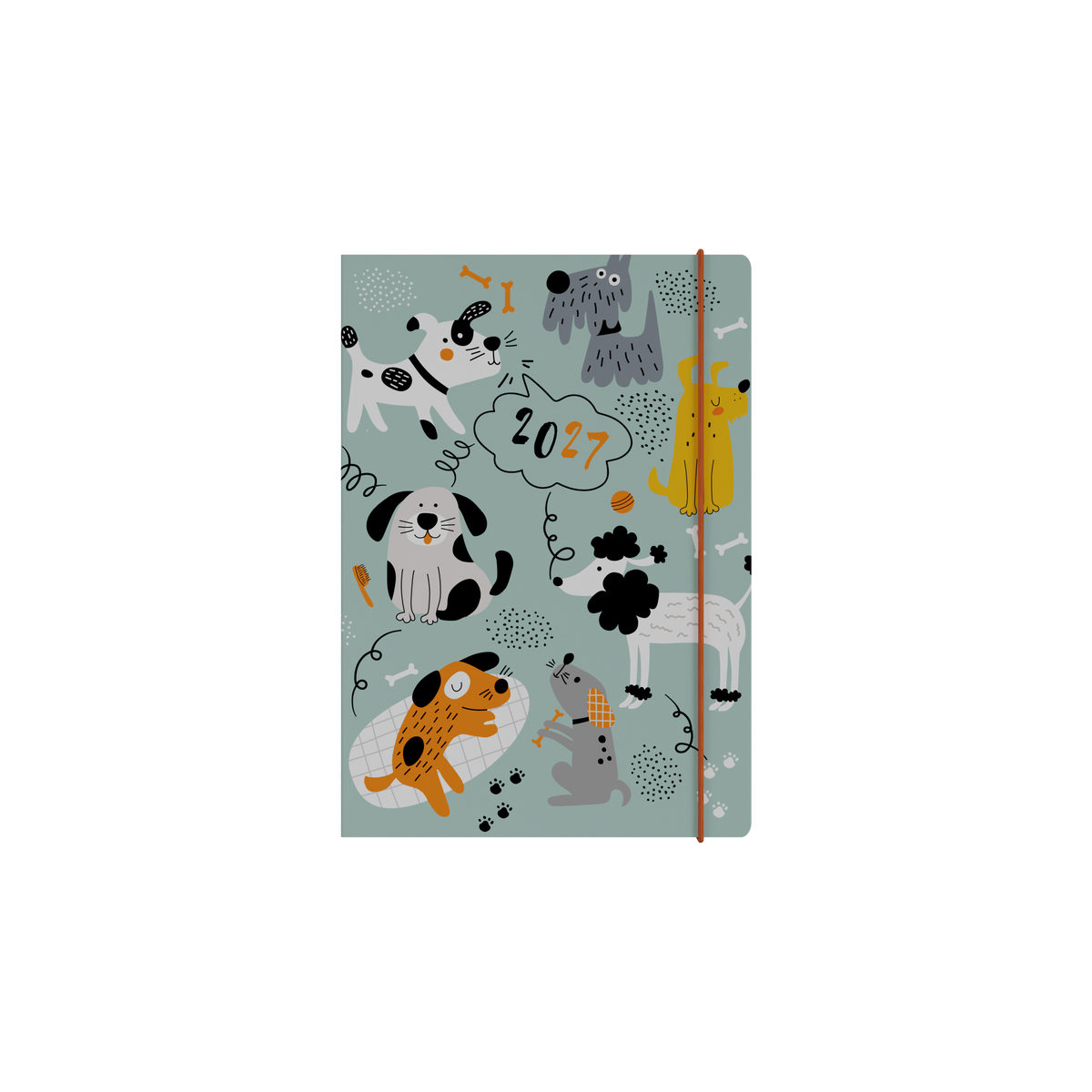 Collins 2027 Calendar Year Diary - Maru MR153.DG A5 WTV Dog