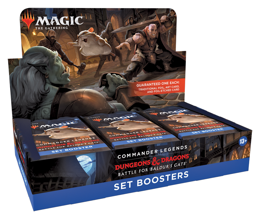 Magic: the Gathering - Commander Legends: Battle for Baldur’s Gate (18-Set Booster Pack Display)