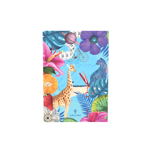 Collins 2025 Calendar Year Diary - Lifestyle Maximalism A5 WTV Blue