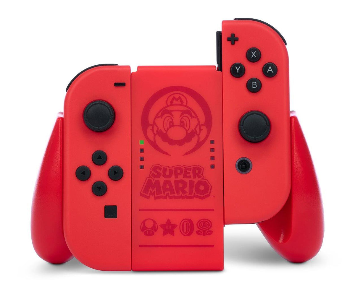 PowerA Joy-Con Comfort Grip for Nintendo Switch - Super Mario Red