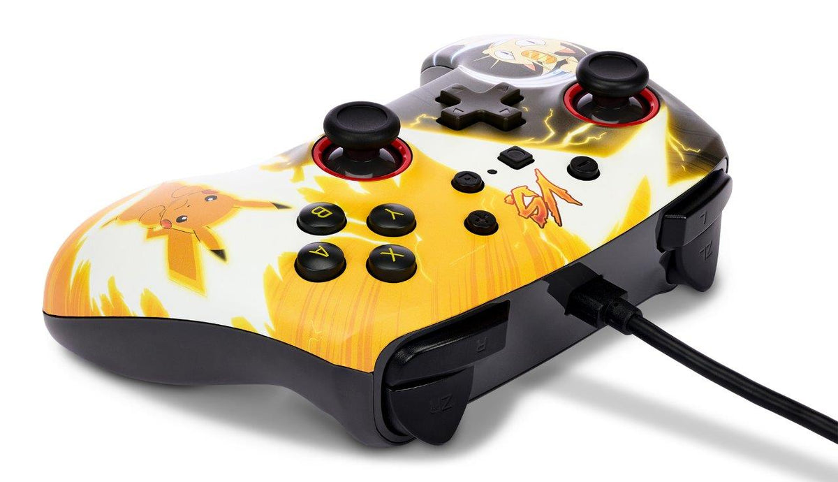 PowerA Enhanced Wired Controller for Nintendo Switch - Pokemon: Pikachu vs Meowth