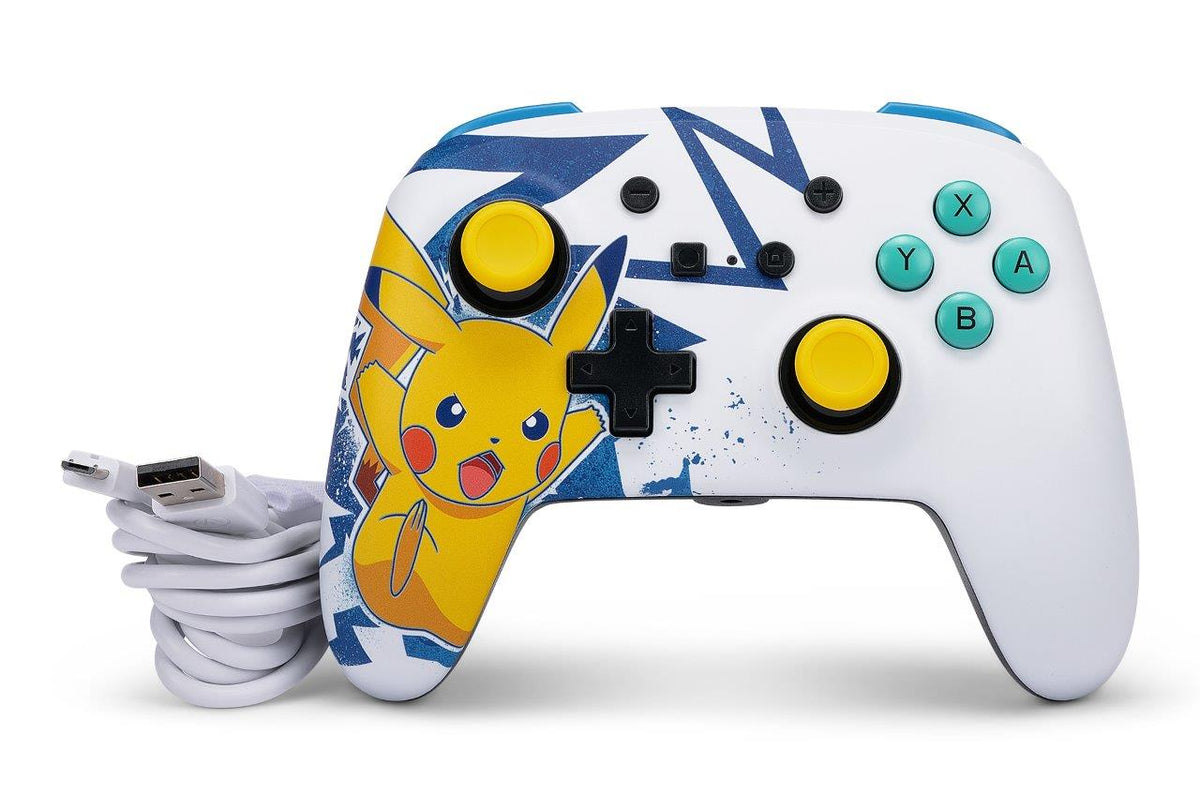 PowerA Enhanced Wired Controller for Nintendo Switch - Pikachu High Voltage